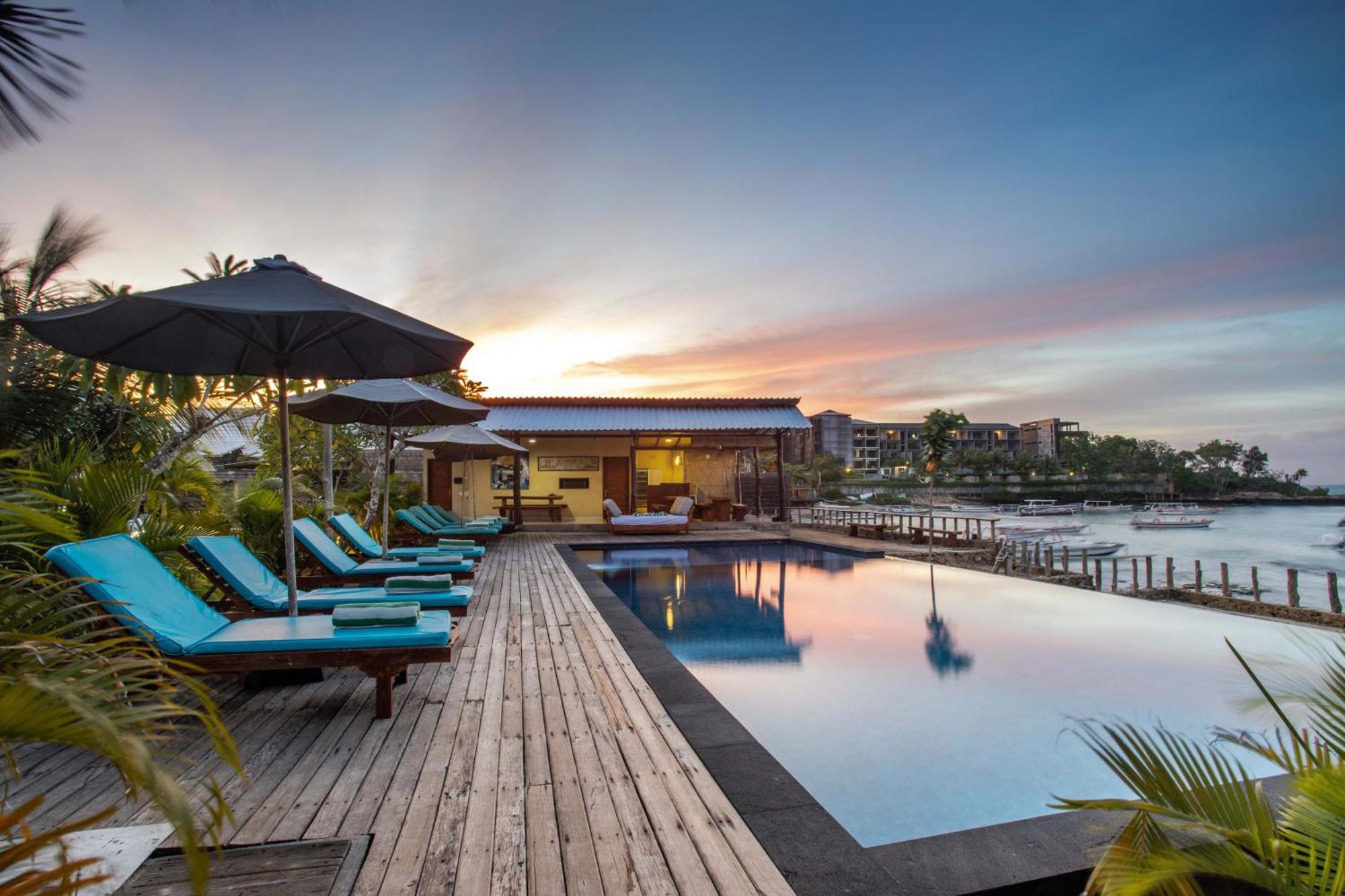 D'Muncuk Huts Lembongan Otel Dış mekan fotoğraf